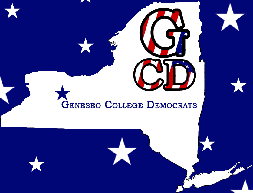 Geneseo College Democrats logo by Whitney L. Marris